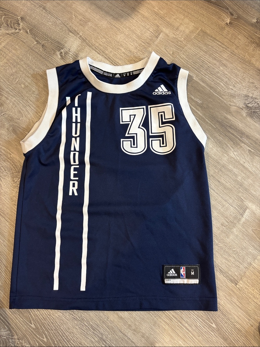 Adidas Kids Thunder Basketball Jersey #35